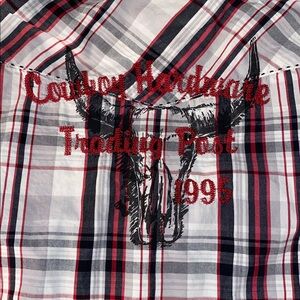 Cowboy Hardware Boys Plaid Button Down Shirt